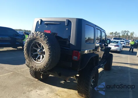 2008 Jeep Wrangler Unlimited Rubicon из США, поврежденный, VIN 1J4GA69138L614197